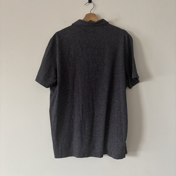 Nordstrom Men's Tech Smart Polo Shirt Size XL Textured Minimalist Office Preppy - Picture 9 of 11
